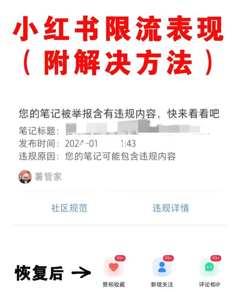 小红书限流了怎么办怎么恢复限流_限流是什么意思小红书_限流的小红书怎么养回来